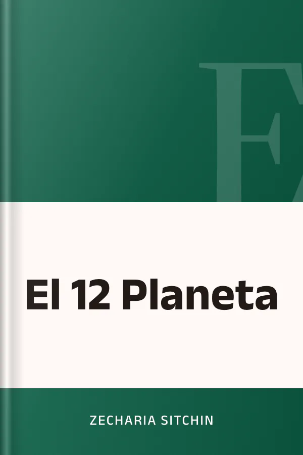 El 12 Planeta de Zecharia Sitchin, portada del libro
