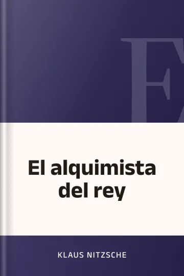 El alquimista del rey de Klaus Nitzsche, portada del libro