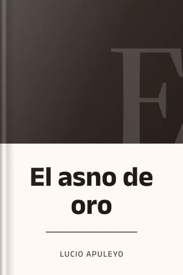 El asno de oro de Lucio Apuleyo, portada del libro