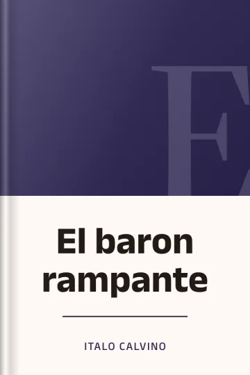 El baron rampante de Italo Calvino, portada del libro