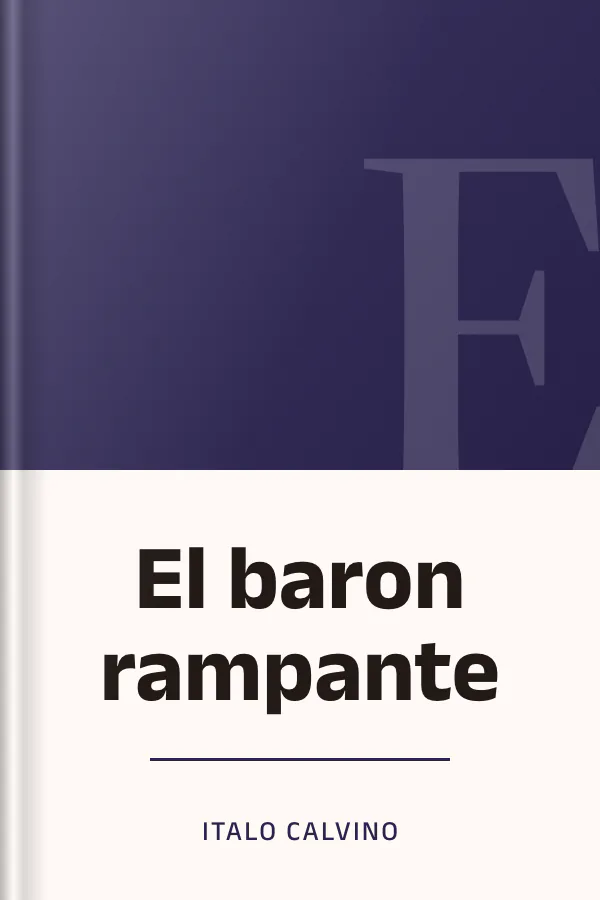 El baron rampante de Italo Calvino, portada del libro