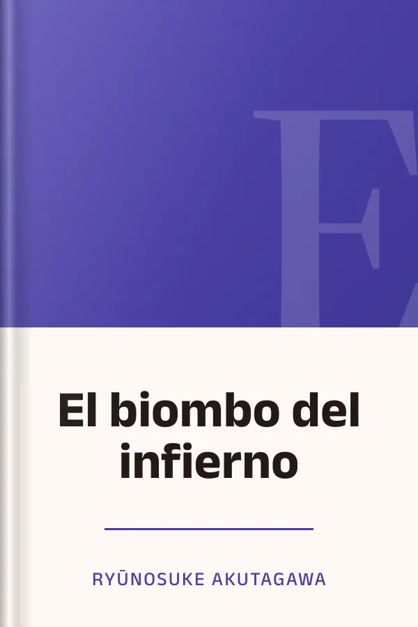 El biombo del infierno de Ryūnosuke Akutagawa, portada del libro