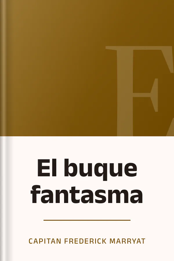 El buque fantasma de Capitan Frederick Marryat, portada del libro