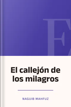 El callejón de los milagros - Naguib Mahfuz