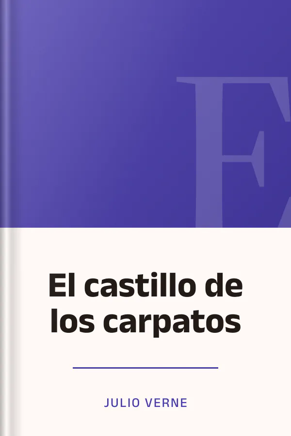 El castillo de los carpatos de Julio Verne, portada del libro