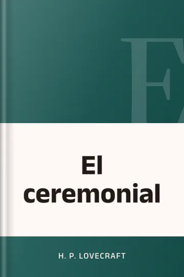El ceremonial de H. P Lovecraft, portada del libro