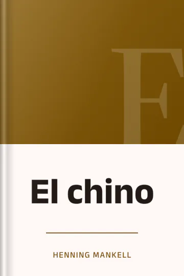 El chino de Henning Mankell, portada del libro