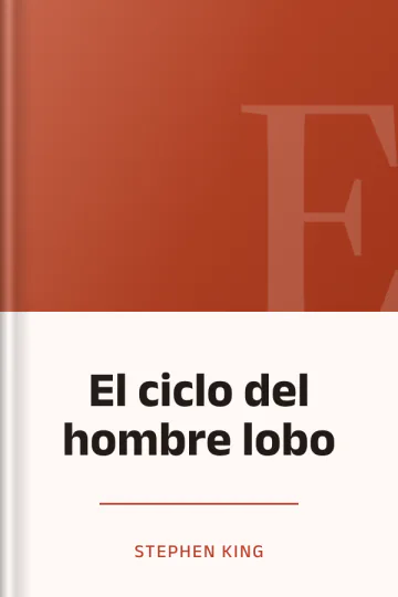 El ciclo del hombre lobo de Stephen King, portada del libro