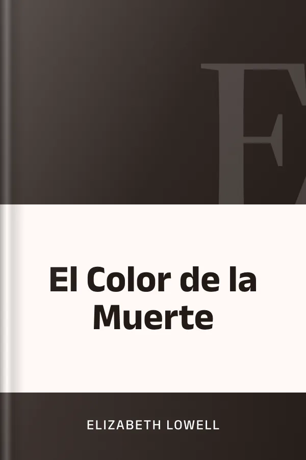 El Color de la Muerte de Elizabeth Lowell, portada del libro