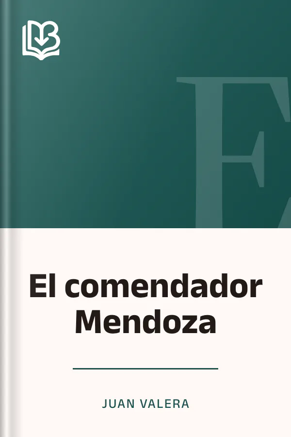 El comendador Mendoza de Juan Valera, portada del libro