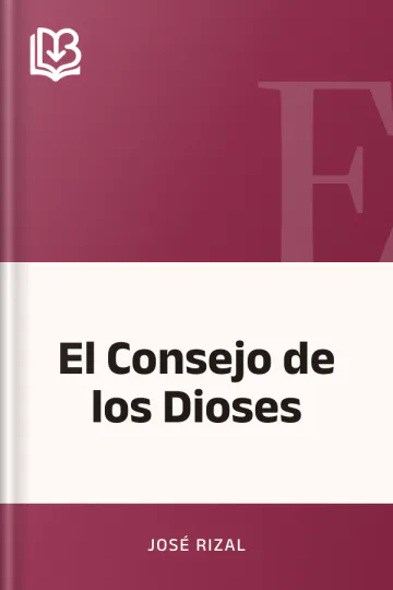 El Consejo de los Dioses de José Rizal, portada del libro