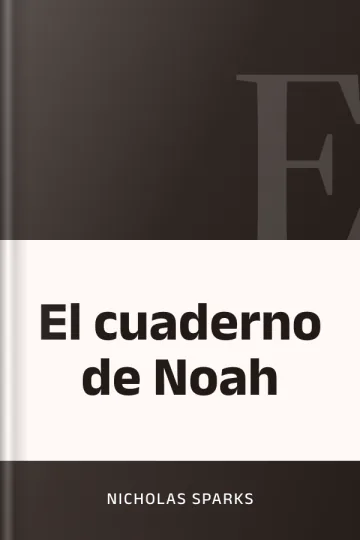 El cuaderno de Noah de Nicholas Sparks, portada del libro