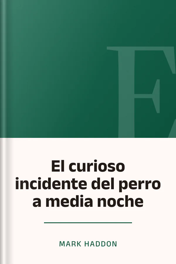 El curioso incidente del perro a media noche de Mark Haddon, portada del libro