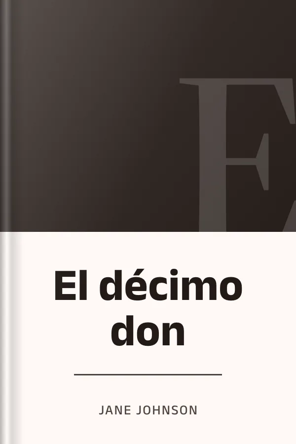 El décimo don de Jane Johnson, portada del libro