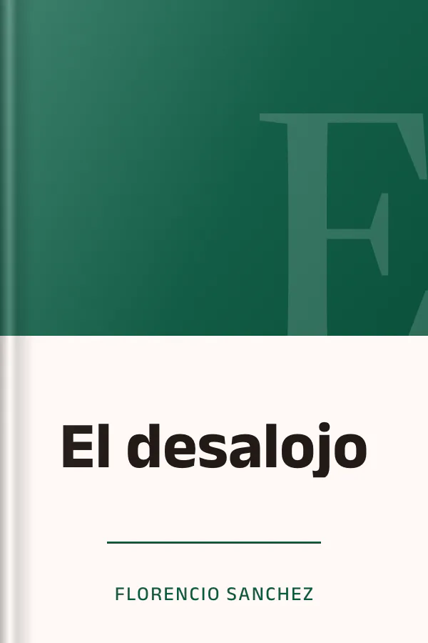 El desalojo de Florencio Sanchez, portada del libro