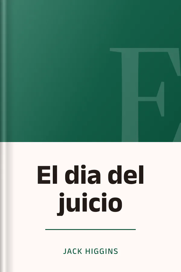 El dia del juicio de Jack Higgins, portada del libro