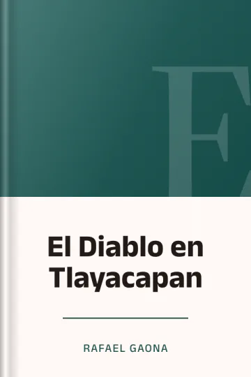 El Diablo en Tlayacapan de Rafael Gaona, portada del libro