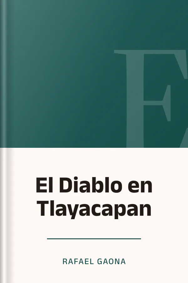 El Diablo en Tlayacapan de Rafael Gaona, portada del libro