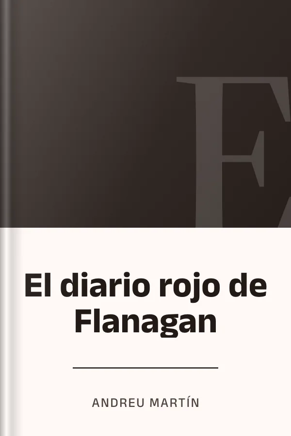 El diario rojo de Flanagan de Andreu Martín, portada del libro