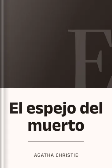 El espejo del muerto de Agatha Christie, portada del libro