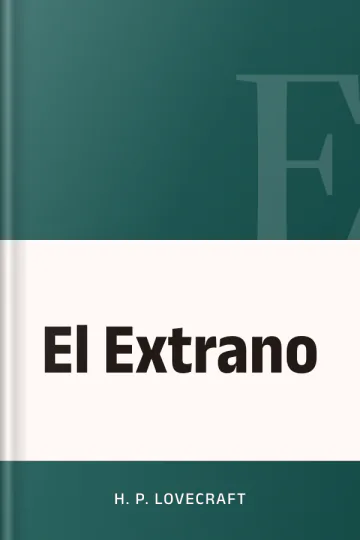 El Extrano de H. P Lovecraft, portada del libro