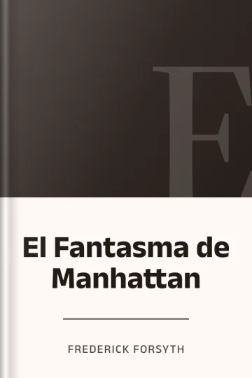El Fantasma de Manhattan de Frederick Forsyth, portada del libro