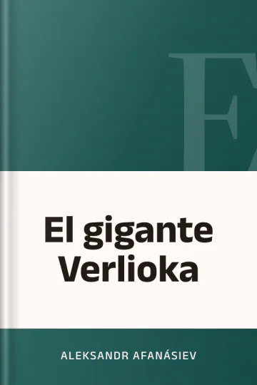 El gigante Verlioka de Aleksandr Afanásiev, portada del libro