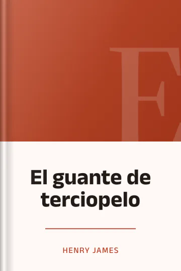 El guante de terciopelo de Henry James, portada del libro