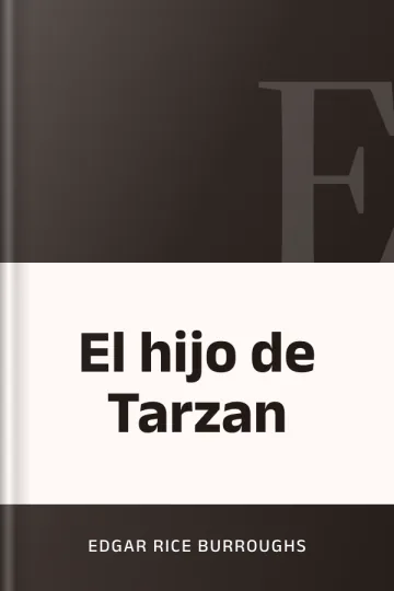 El hijo de Tarzan de Edgar Rice Burroughs, portada del libro