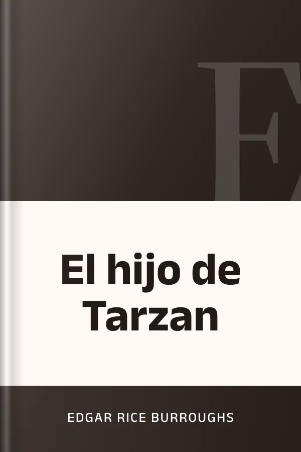 El hijo de Tarzan de Edgar Rice Burroughs, portada del libro