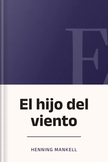 El hijo del viento de Henning Mankell, portada del libro