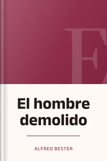 El hombre demolido de Alfred Bester, portada del libro