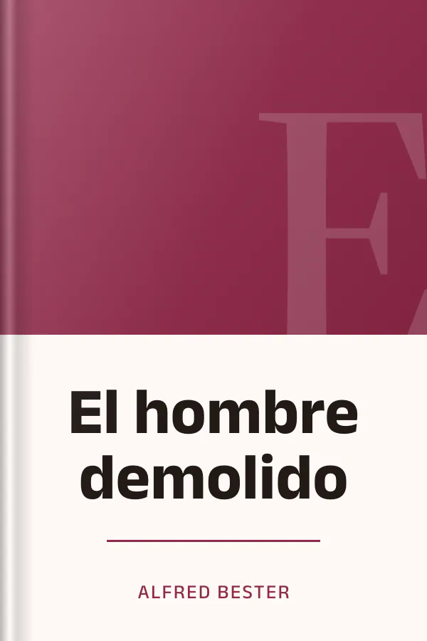 El hombre demolido de Alfred Bester, portada del libro