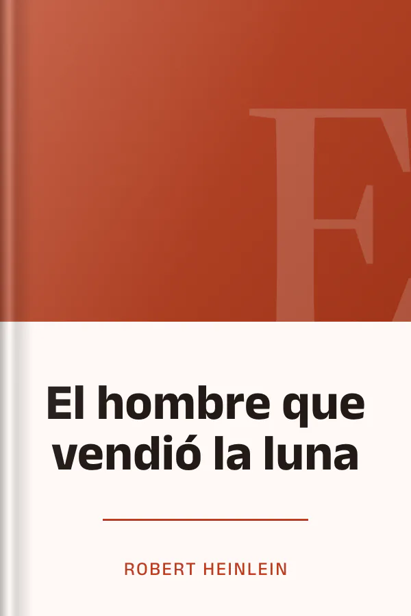 El hombre que vendió la luna de Robert Heinlein, portada del libro