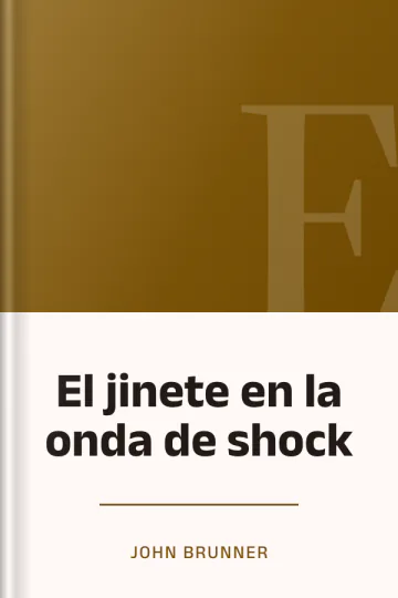 El jinete en la onda de shock de John Brunner, portada del libro