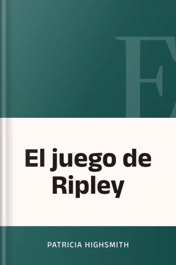 El juego de Ripley de Patricia Highsmith, portada del libro