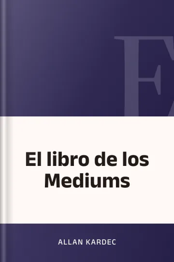 El libro de los Mediums de Allan Kardec, portada del libro