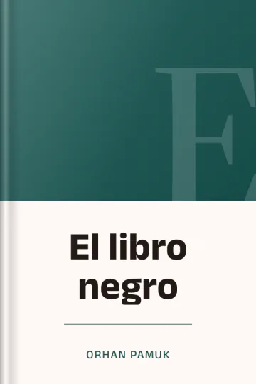 El libro negro de Orhan Pamuk, portada del libro