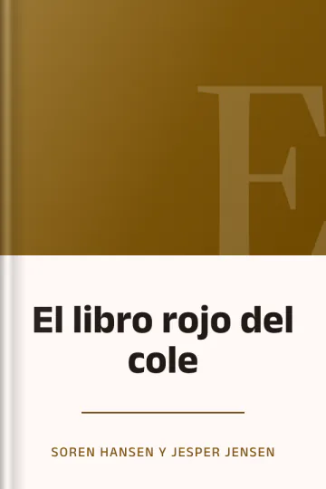 El libro rojo del cole de Soren Hansen y Jesper Jensen, portada del libro