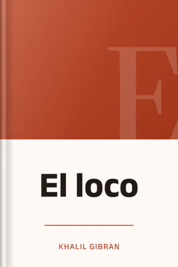El loco de Khalil Gibran, portada del libro