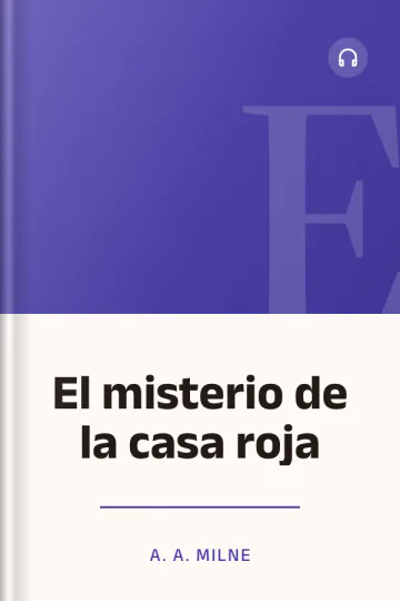 El misterio de la casa roja de A. A. Milne, portada del libro