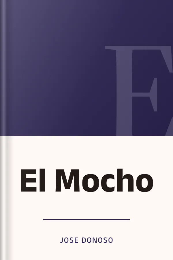 El Mocho de Jose Donoso, portada del libro