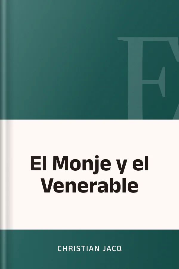 El Monje y el Venerable de Christian Jacq, portada del libro