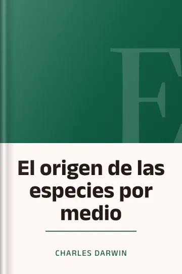 El origen de las especies por medio de Charles Darwin, portada del libro