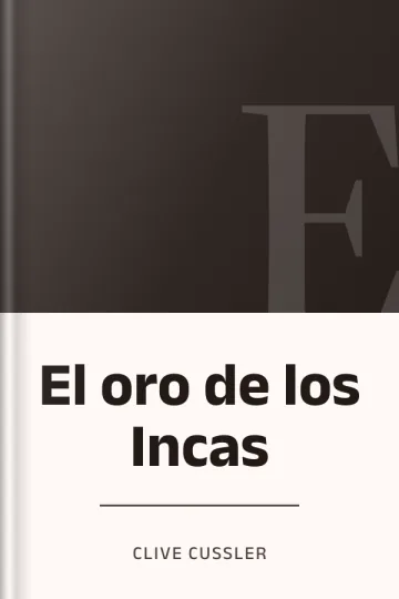 El oro de los Incas de Clive Cussler, portada del libro