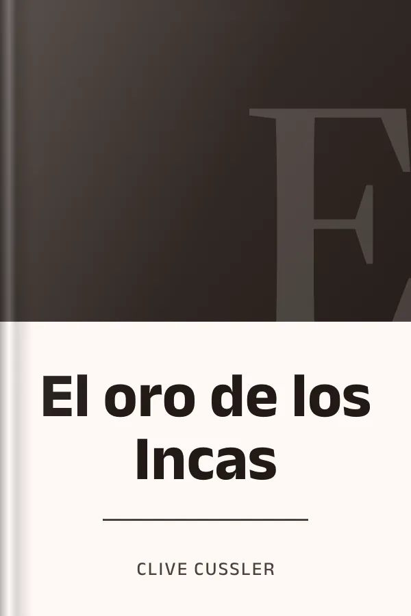 El oro de los Incas de Clive Cussler, portada del libro