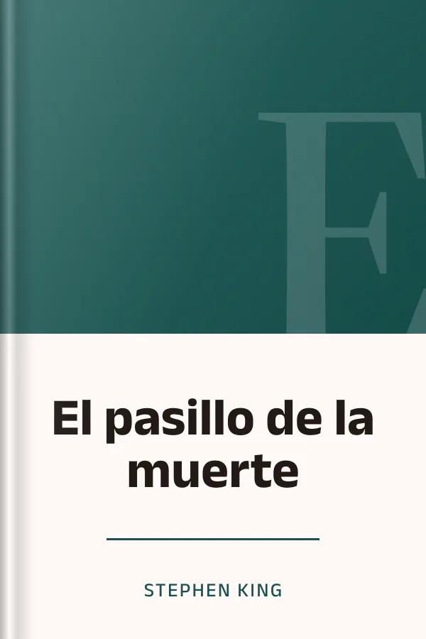 El pasillo de la muerte de Stephen King, portada del libro