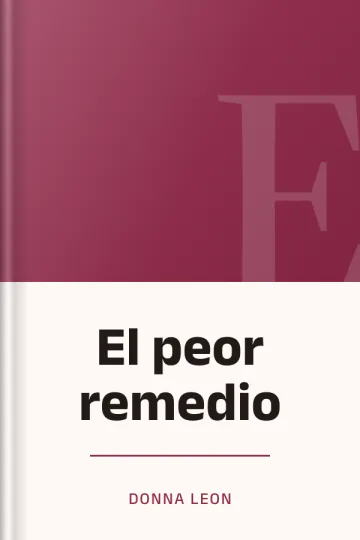 El peor remedio de Donna Leon, portada del libro