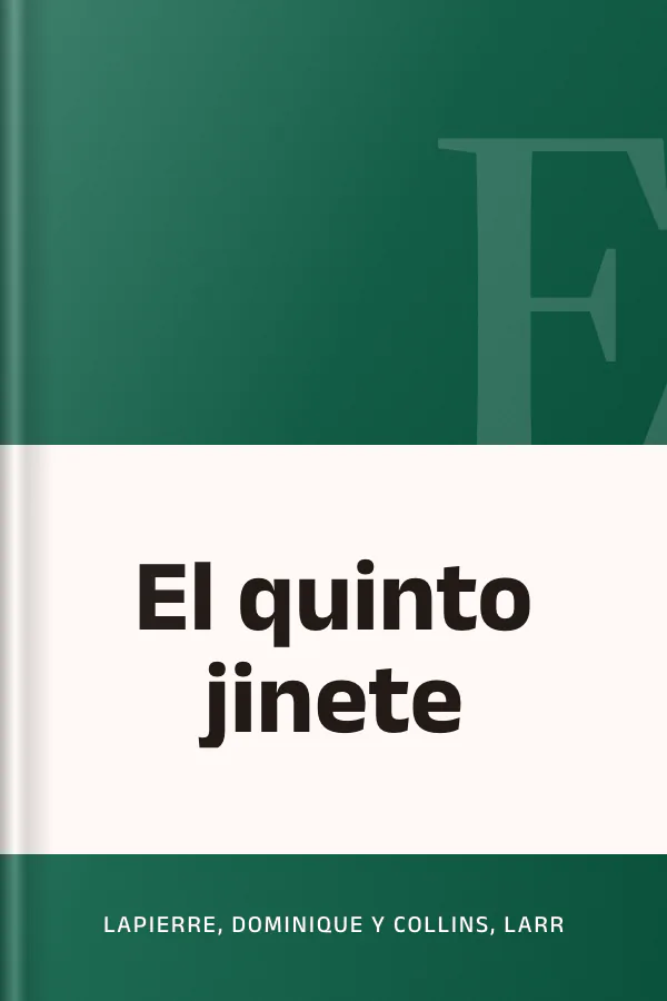 El quinto jinete de Lapierre, Dominique y Collins, Larr, portada del libro