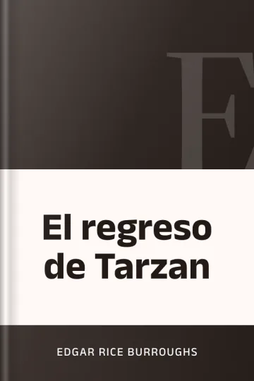 El regreso de Tarzan de Edgar Rice Burroughs, portada del libro